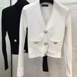 Jessica Bara Ellis Long Sleeve Knit Cardigan