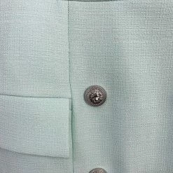 Reve Doll Essentials Jessica Bara Eavan High Waisted Double Breasted Mini Skirt