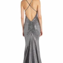 Jessica Bara Liz Sequin Open Back Gown