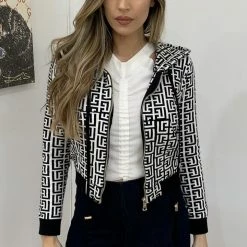 Jessica Bara Aiyana Printed Zip Up Hoodie Reve Doll Essentials