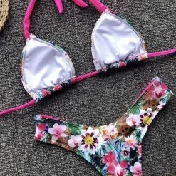 Jessica Bara Trixi Neon Printed Bikini Set