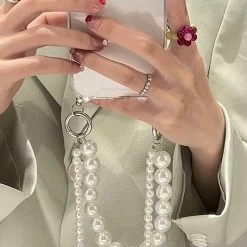 Jessica Bara Presley Pearl Crossbody Clear Phone Case