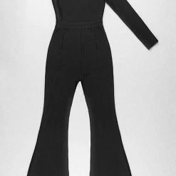 Jessica Bara Isador One Shoulder Crystal Jumpsuit The Event Shop