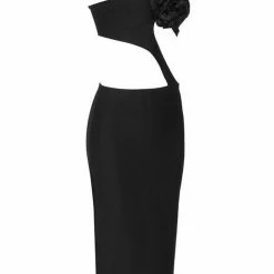 Jessica Bara Citra Flower Cut Out Dress