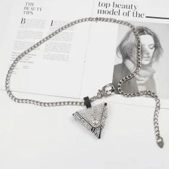 Reve Doll Essentials Jessica Bara Trinity Triangle Rhinestone Fanny Pack