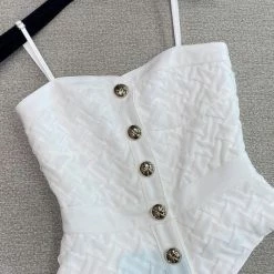 Tops Jessica Bara Amalia Braided Bustier Top