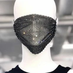 Penelope Protective Rhinestone Face Masks Accessories