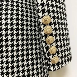 Jessica Bara Jacky Houndstooth Blazer Mini Dress Reve Doll Essentials