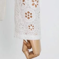 Jessica Bara Elizabith One Shoulder Eyelet Top Reve Doll Essentials