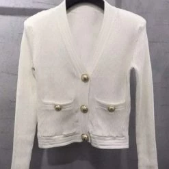 Jessica Bara Ellis Long Sleeve Knit Cardigan