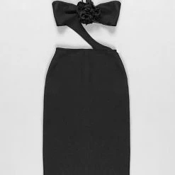 Jessica Bara Citra Flower Cut Out Dress