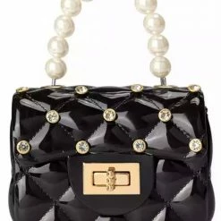 Birthday Suit Jessica Bara Polly Pearl And Rhinestone Micro Handbag