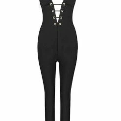 Jessica Bara Elaine Cut Out Jumpsuit Birthday Suit