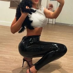 Commando Faux Patent Leather Leggings With Perfect Control