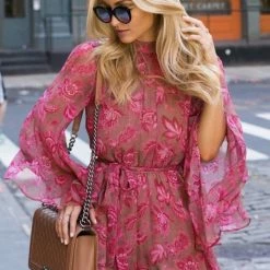 Jessica Bara Parisa Long Sleeve Floral Romper Summer Lovin'