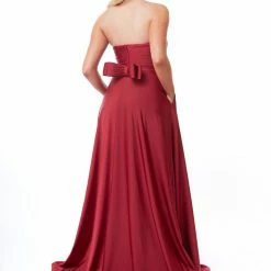 Atria Strapless Bow Gown