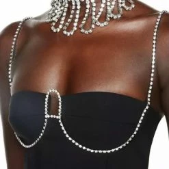 Jessica Bara Zahra Bandage Diamond Mini Dress