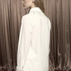 Reve Doll Essentials Jessica Bara Raphaella Beaded Fringe Shirt Dress