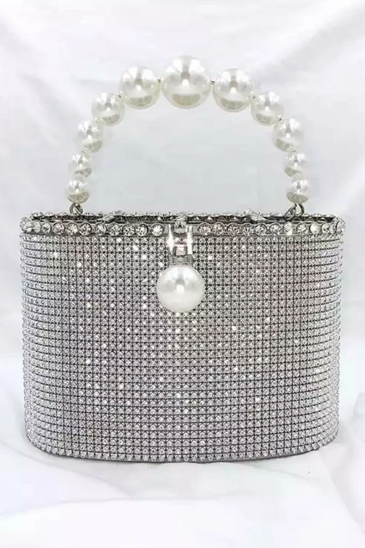 Jessica Bara Roxie Pearl And Diamond Clutch The Event Shop