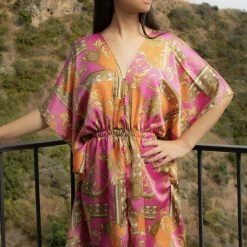 Colors Of Fashion Barocco Print Mini Dress