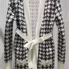 Jessica Bara Jovanni Houndstooth Long Sleeve Cardigan Reve Doll Essentials