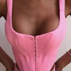 Jessica Bara Rana Corset Crop Top