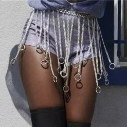 Jessica Bara Melanie Metal Chain Skirt Belt