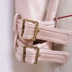 Jessica Bara Darren Faux Leather Motorcycle Biker Jacket Best Sellers