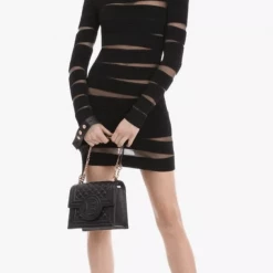 Influencer Style Jessica Bara Aspen Long Sleeve Bodycon Mini Dress