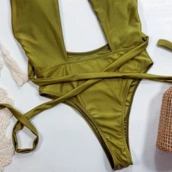 Jessica Bara Alanna Strappy Cut Out Swimsuit