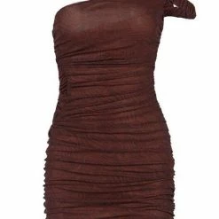 Jessica Bara Nadia One Shoulder Bodycon Mini Dress