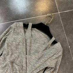 Reve Doll Essentials Jessica Bara Ramsey Long Sleeve Ruched Mini Dress