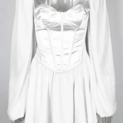 Summer Lovin' Jessica Bara Simone Bubble Sleeve Bustier Mini Dress