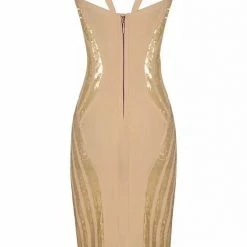 Birthday Suit Jessica Bara Armelle Sequin Bandage Mini Dress
