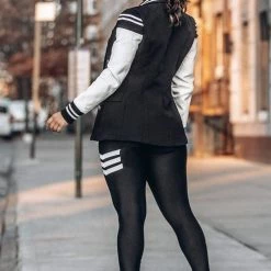 Influencer Style Jessica Bara Poppy Varisty Double Breasted Blazer