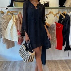 Kareena Maui Crochet Mini Dress Cover Up Summer Lovin'