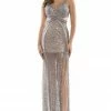 The Event Shop Colors Dress Sequin Mesh Party Gown