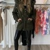 Jessica Bara Patty Faux Fur Trim Hooded Parka Jacket