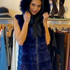 Reve Doll Essentials Luigi Fur Hooded Puffer Vest