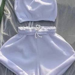 Jessica Bara Estella Tube Top And Short Two Piece Set