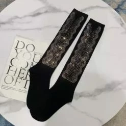 Jessica Bara Theodora Rhinestone Decorated Socks Reve Doll Essentials