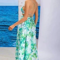 Jessica Bara Analeah Floral Cut Out Maxi Dress Summer Lovin'