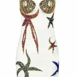 Influencer Style Jessica Bara Augustine Starfish Sequin Mini Dress