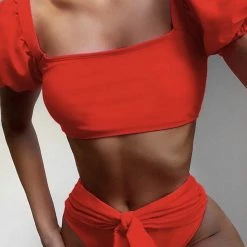 Jessica Bara Paityn High Waisted Bikini Set Poolside Essentials