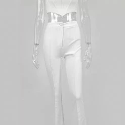 Jenna Jenovich Jessica Bara Myra Crop Top And Pant Two Piece Set