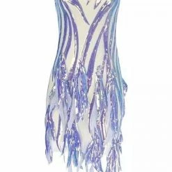 The Event Shop Jessica Bara Zelda Strapless Sequin Mini Dress