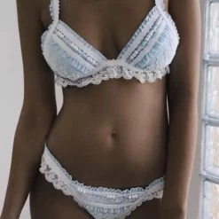 Jessica Bara Pablo Lace Beaded Bikini Set Poolside Essentials