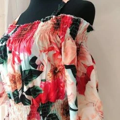 Jessica Bara Junie Floral Off The Shoulder Maxi Dress Summer Lovin'