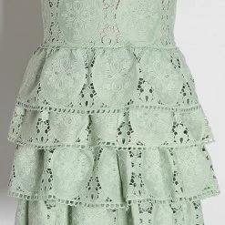 Jessica Bara Natasha High Waisted Eyelet Mini Skirt Reve Doll Essentials