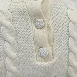 Jessica Bara Lottie Fuzzy Knit Sweater And Skirt Two Piece Set